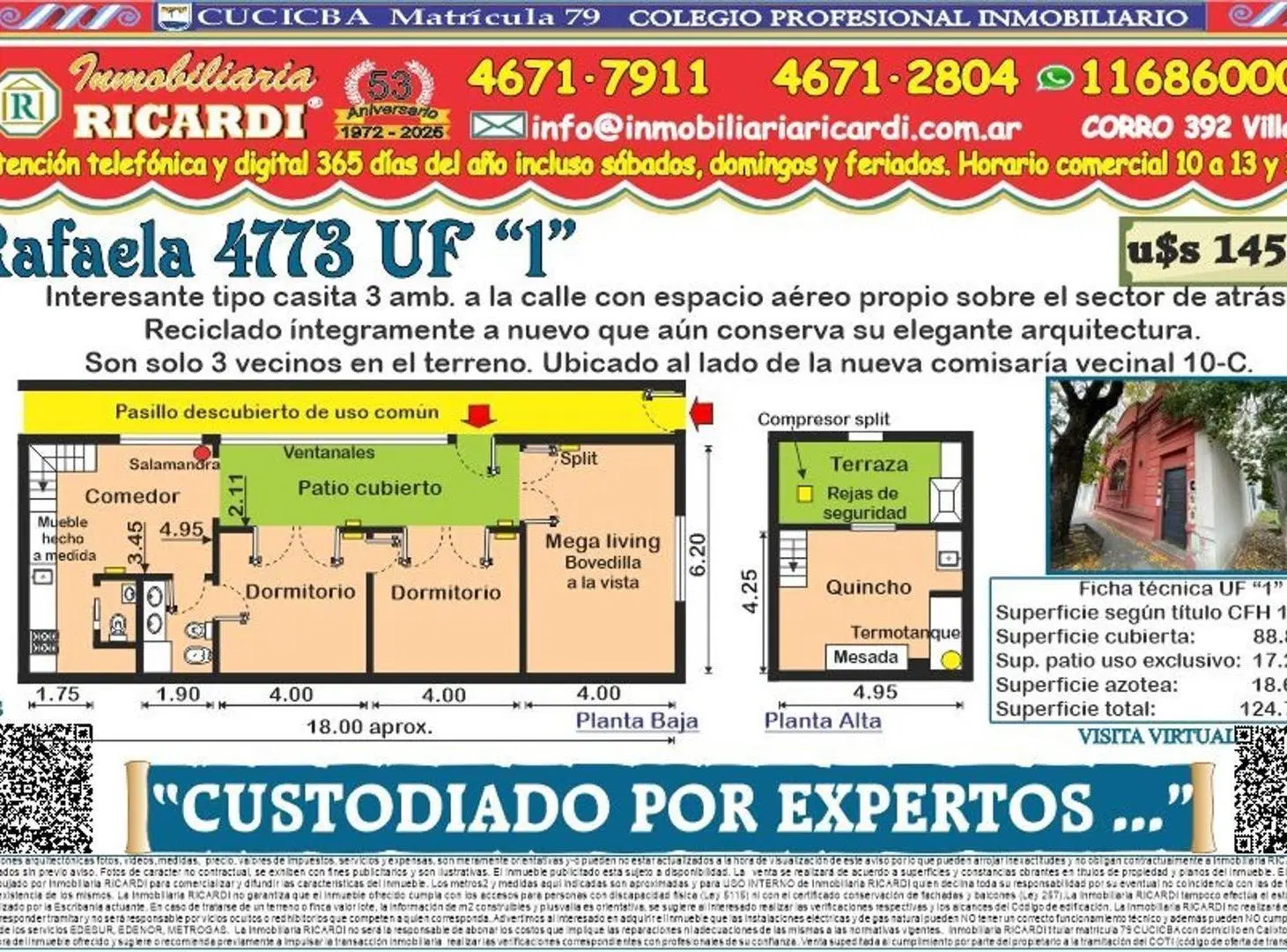 CUSTODIADO POR EXPERTOS  Tipo casa PB frente reciclado 4