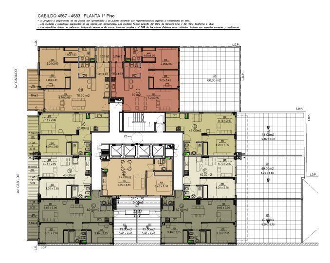 Venta 2 ambientes- a estrenar - Núñez