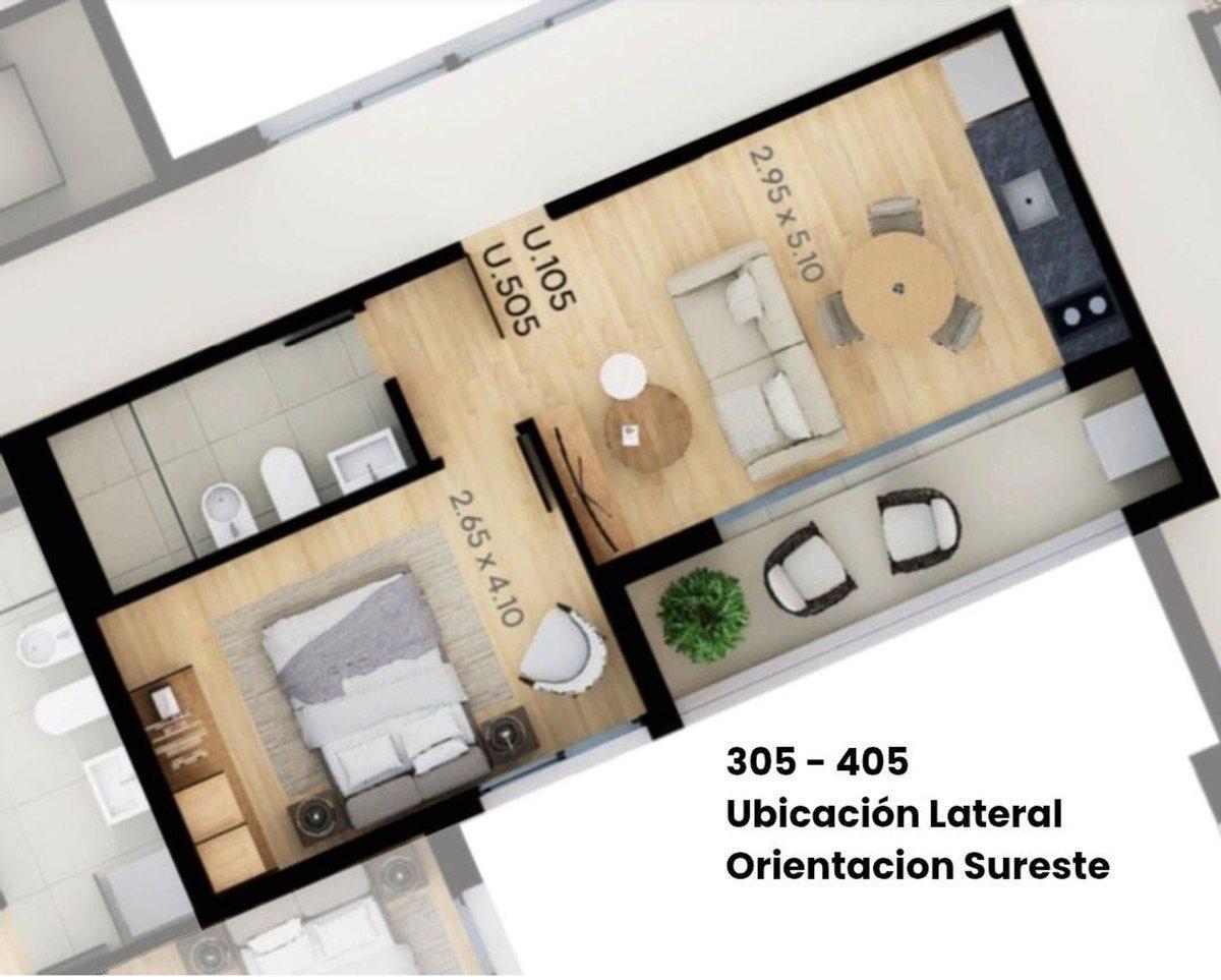 Venta Apto 1 Dormitorio y balcón, La Blanqueada