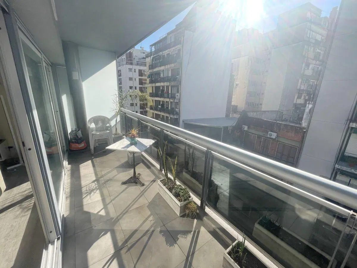 ALQUILER - Charcas 2800 - AMPLIO Monoambiente en L con GRAN BALCON 4