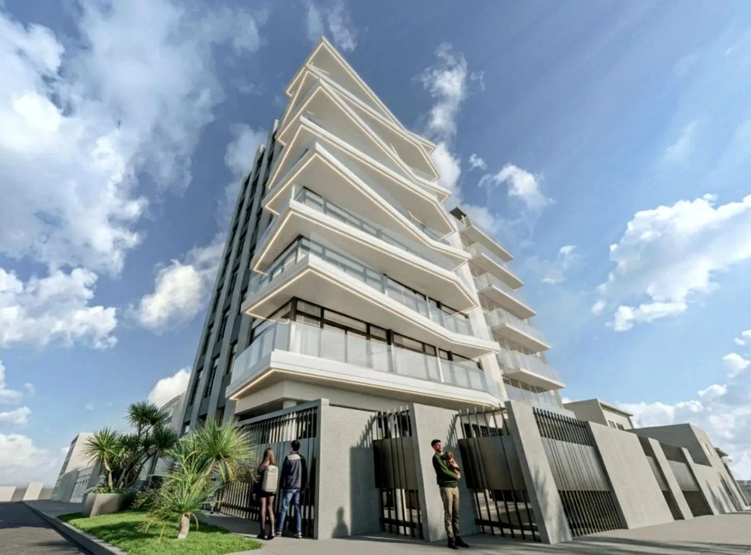 Venta. Semi piso en construcción. Parque Luro 1