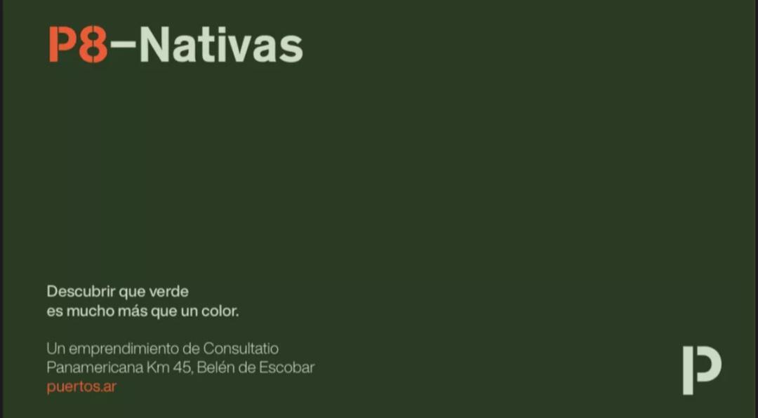 Venta de lote en Nativas, Puertos del Lago, Escobar