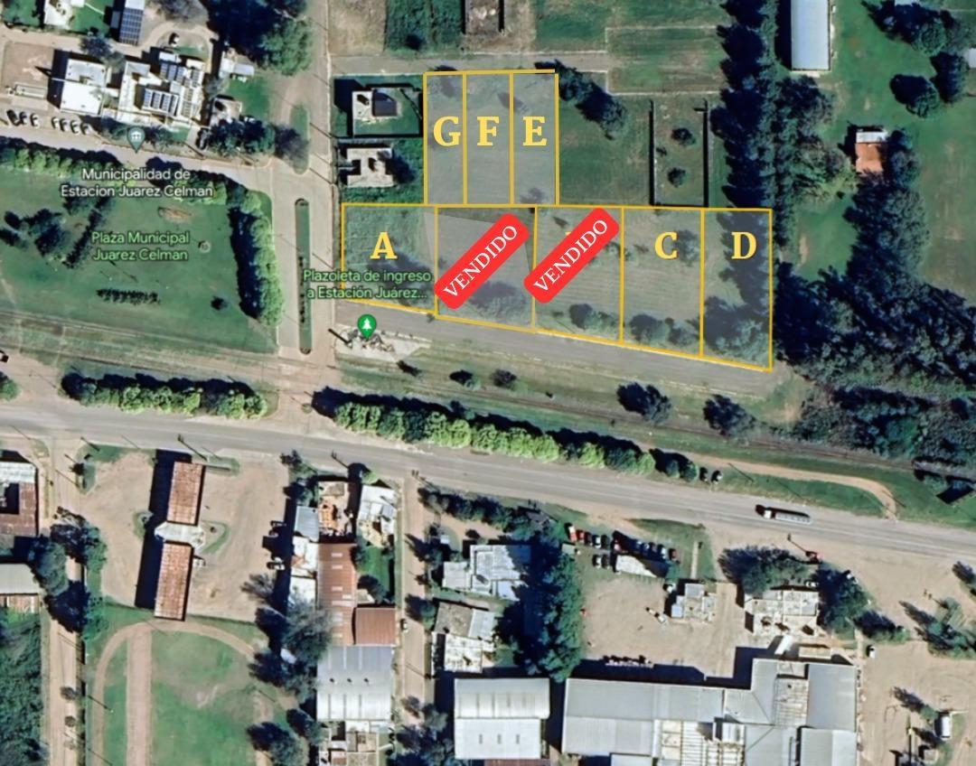LOTE 528 M2 - JUAREZ CELMAN - FRENTE A LA MUNICIPALIDAD