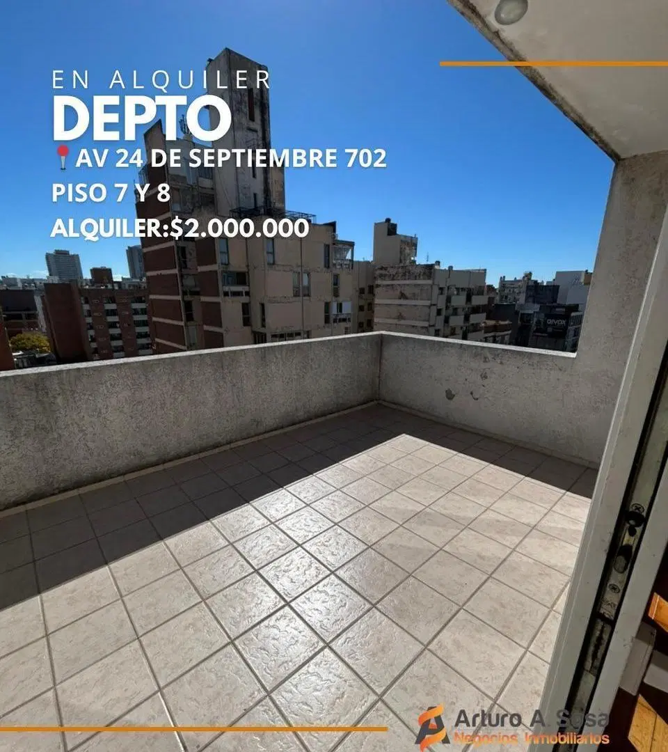 Departamento en alquiler General paz 2