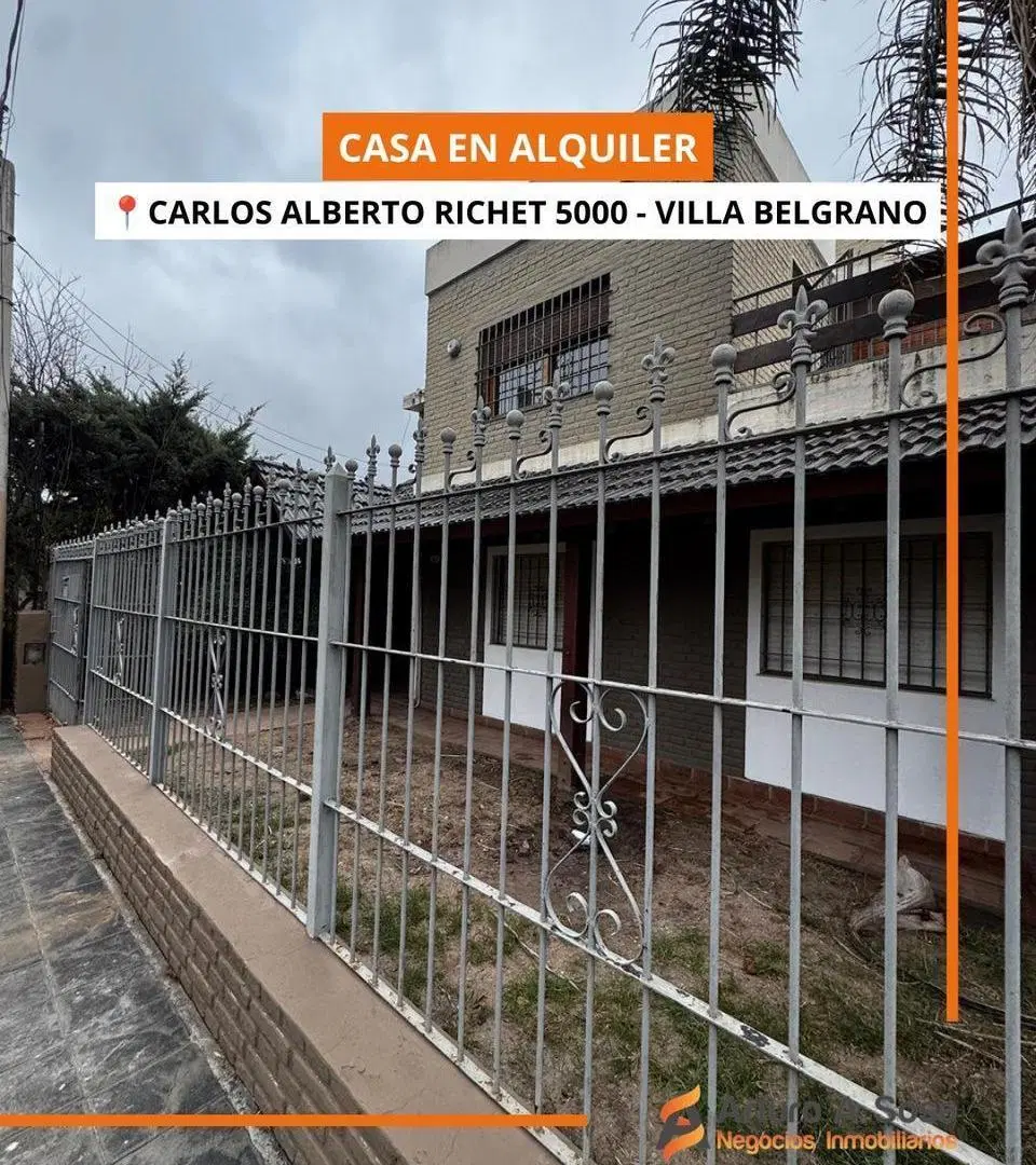 Casa ALQUILER 4 dormitorios  en Villa Belgrano 5
