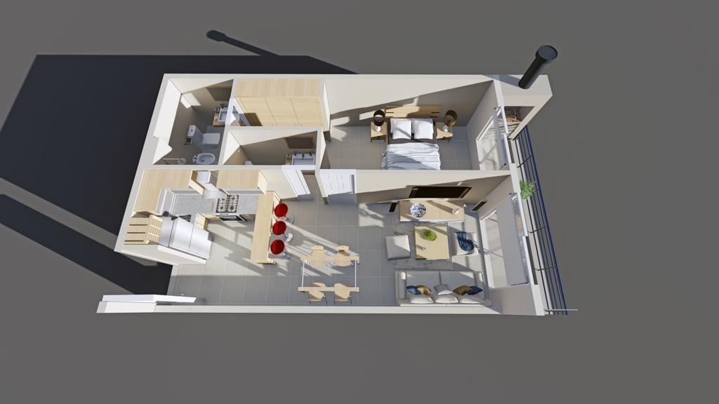 Foto de Departamento de dos ambientes a estrenar en villa devoto, imagen 4