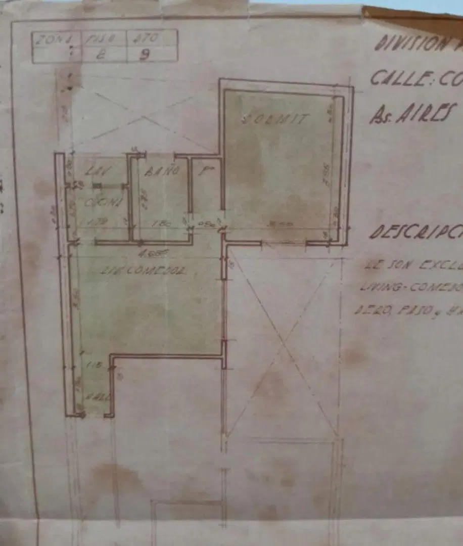 Se vende un departamento de 2 ambientes luminoso - Almagro 2