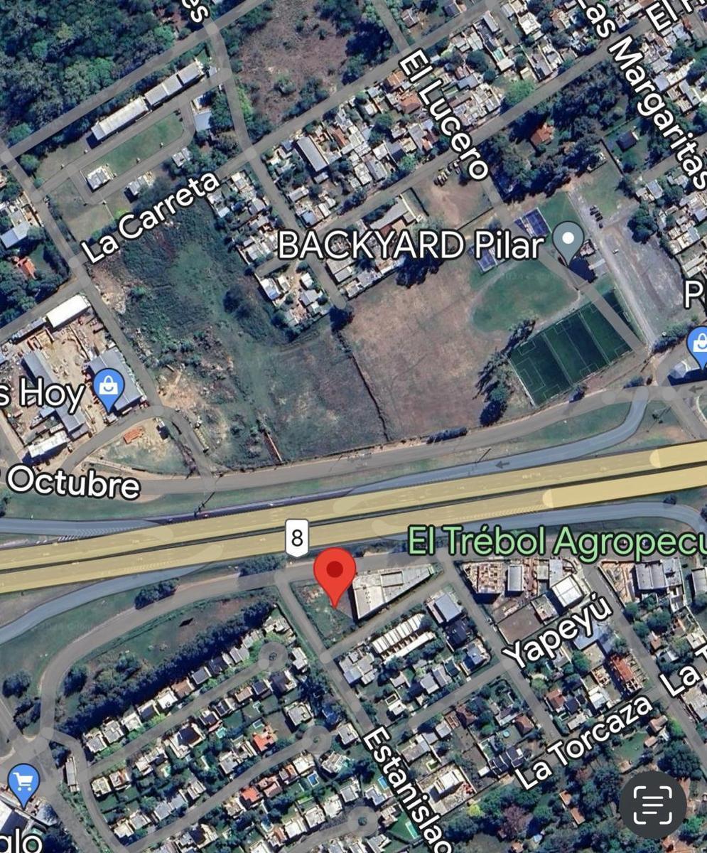 Terreno en venta en Colectora 12 de oct. Autopista Panamericana Ramal Pilar km 55
