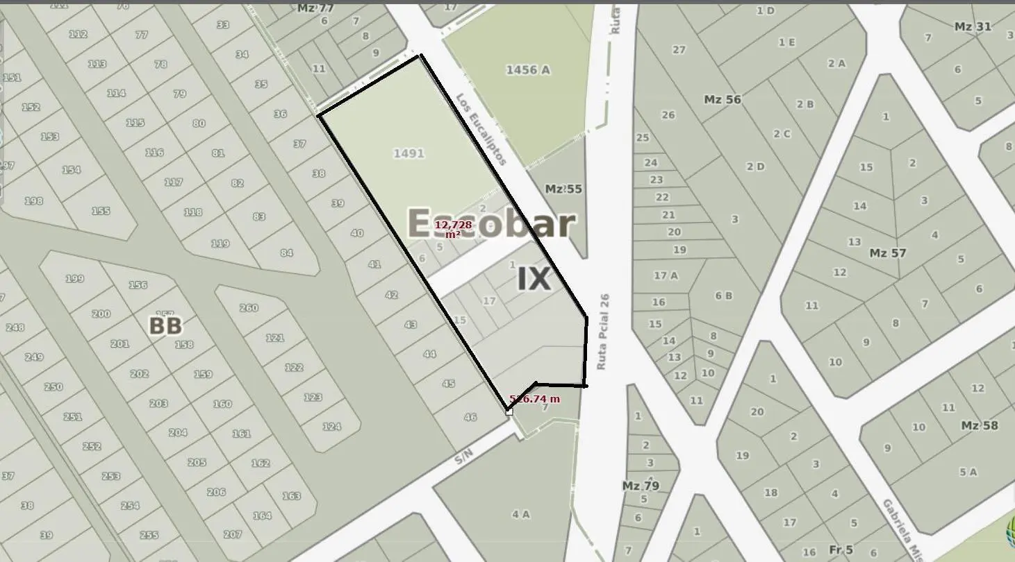 Terreno en  alquiler de 13.000m2 aptos varios usos 4