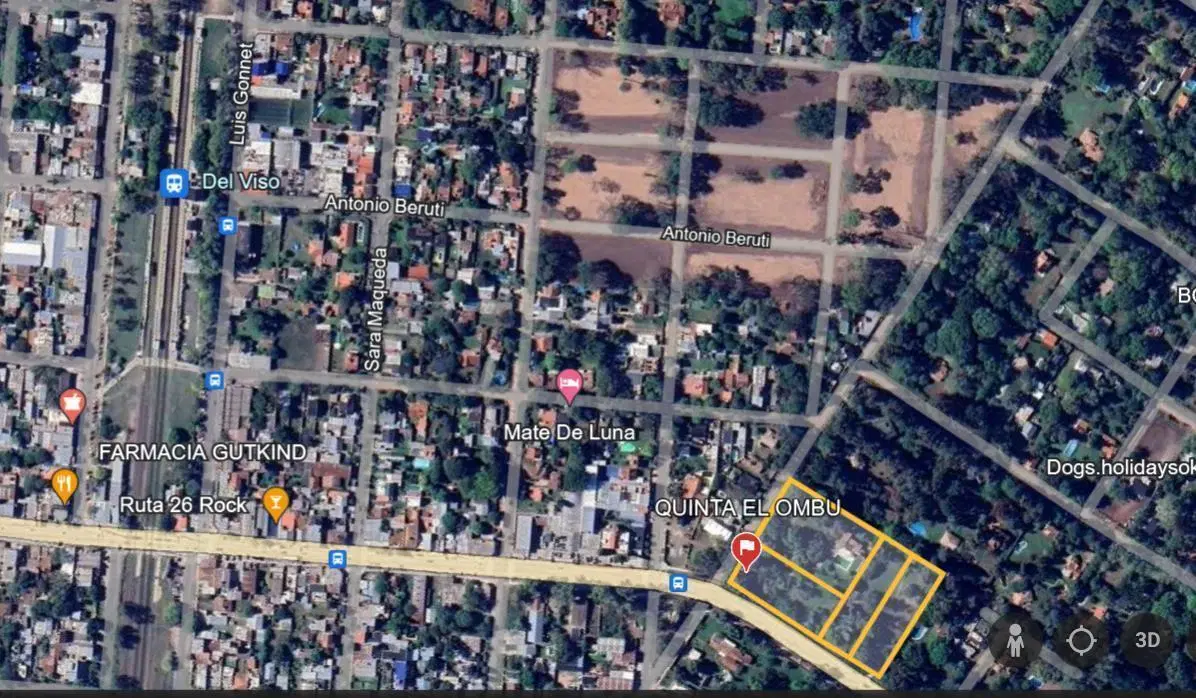 Venta Quinta Terreno en Del Viso Pilar sobre ruta 26 Ing Eduardo Madero y Florida 3