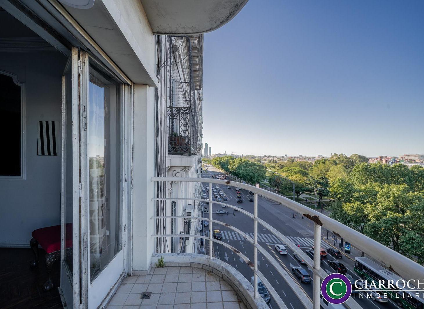 Foto de Vista al RÍO y Parque Thays - Semipiso Alto de 3 amb c/ Dep Balcón en, imagen 4