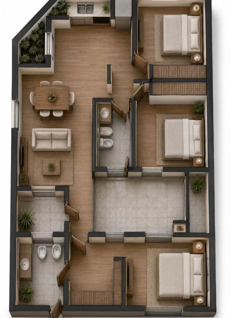 Hermoso chalet en lote propio ubicado en olivos totalmente actualizado. 4