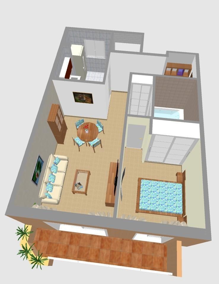 Departamento  de 2 amb. en  VICENTE LOPEZ - con  AMENITIES y en piso alto sobre Av. DEL LIBERTADOR