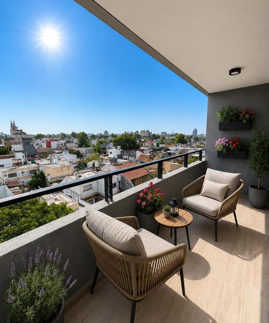 Foto de DEPARTAMENTO 2 AMB AL FRENTE CON BALCON ATERRAZADO CON AMENITIES A, imagen 5