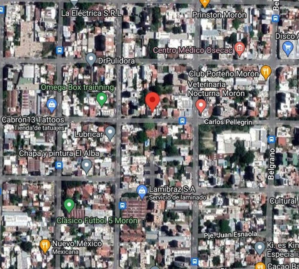Terreno doble sobre Rivadavia