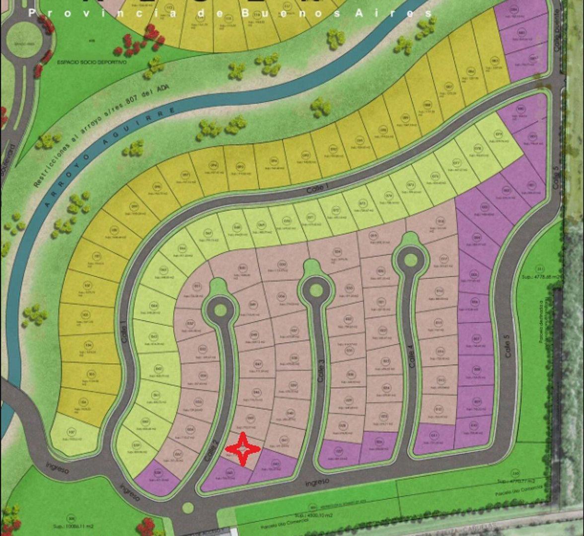 Foto de VENTA LOTE BARRIO PRIVADO ALUEN EZEIZA 720M2, imagen 2
