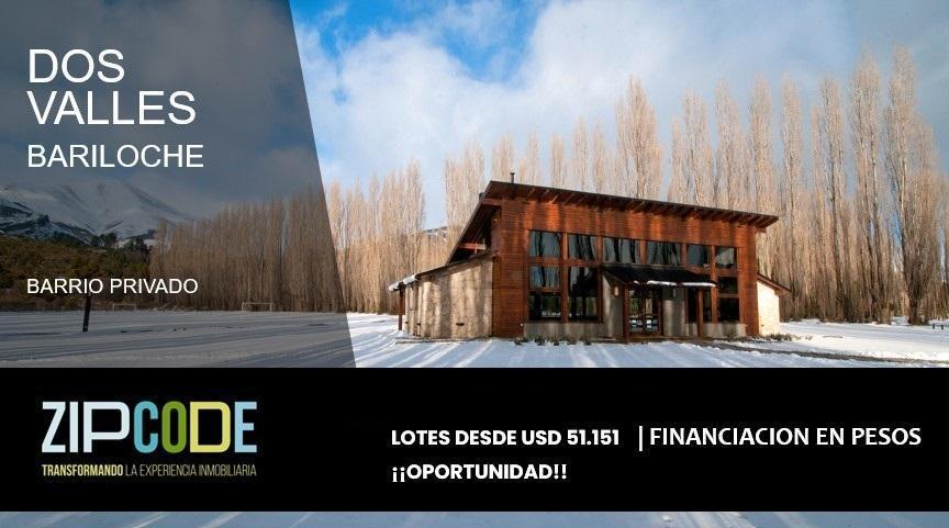 OPORTUNIDAD BARILOCHE LOTES DOS VALLES