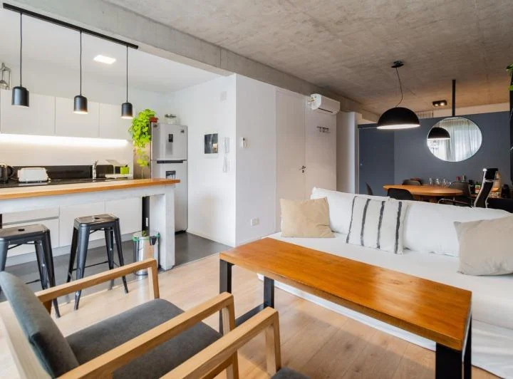 ALQUILER Departamento 2 amb 3° piso Cochera Balcon Amoblado Moderno Palermo Hollywood 2