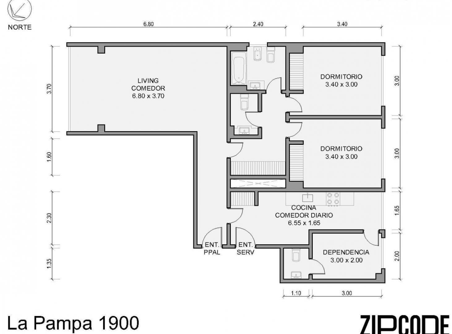 VENTA DEPARTAMENTO 3 AMBIENTES CON DEPENDENCIA - BELGRANO