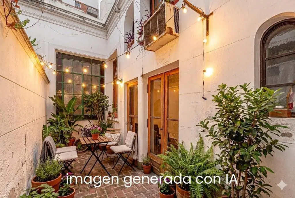Venta PH pasillo, 3 amb + escritorio, patio. Bajas expensas. Belgrano. 2