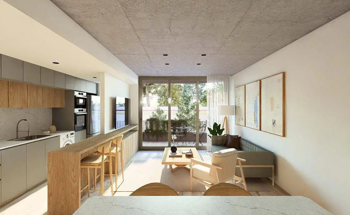 Departamento a pozo en San Isidro 3