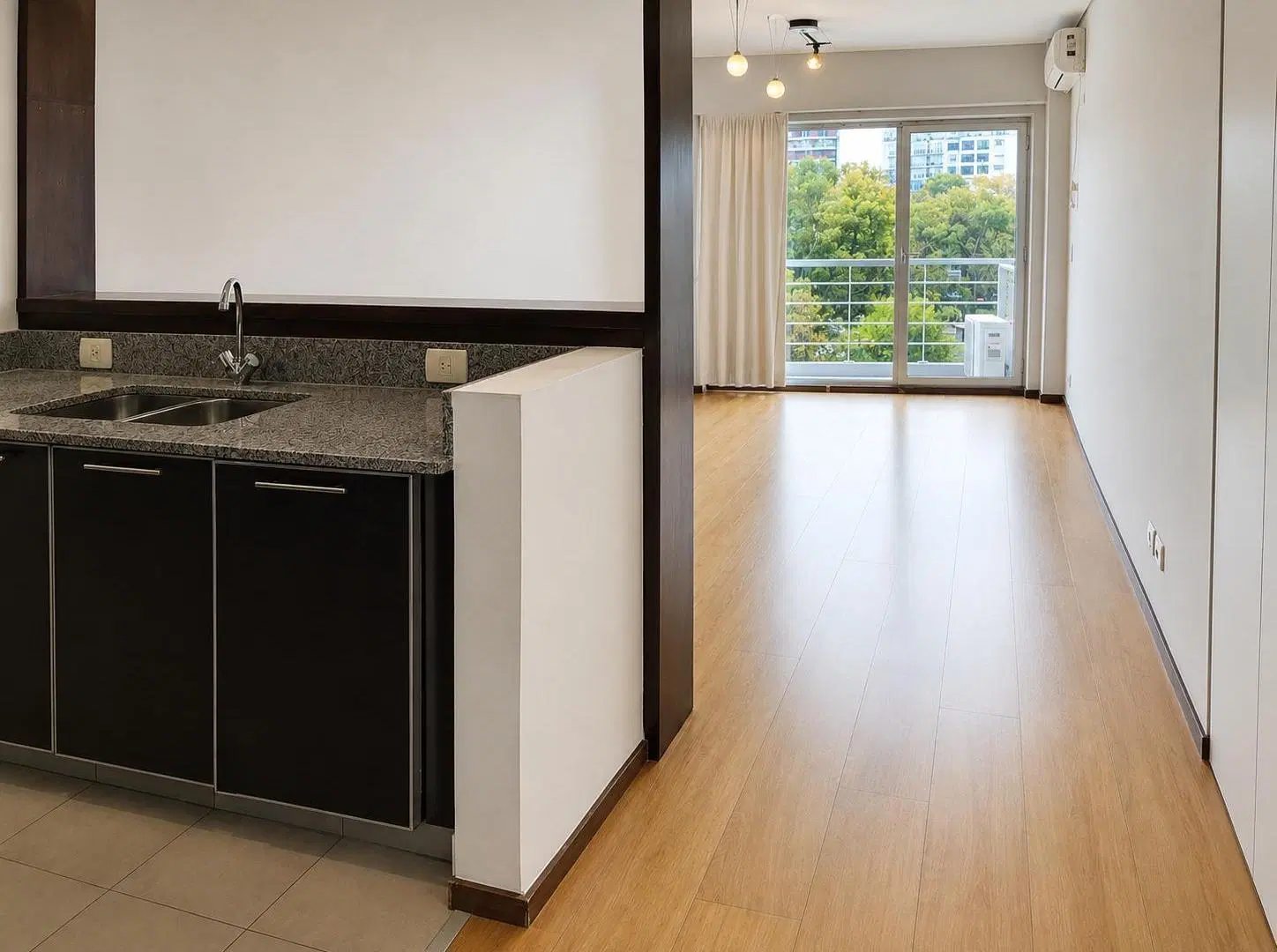 Departamento en alquiler Recoleta  1 ambiente con balcón  Apto Profesional con Piscina y Sum 2