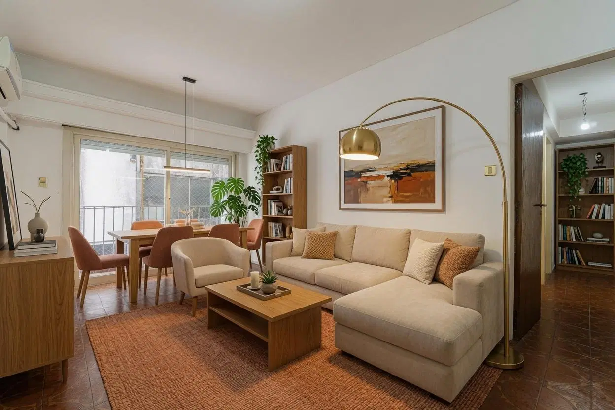 Departamento 3 amb con dependencia y balcon 4
