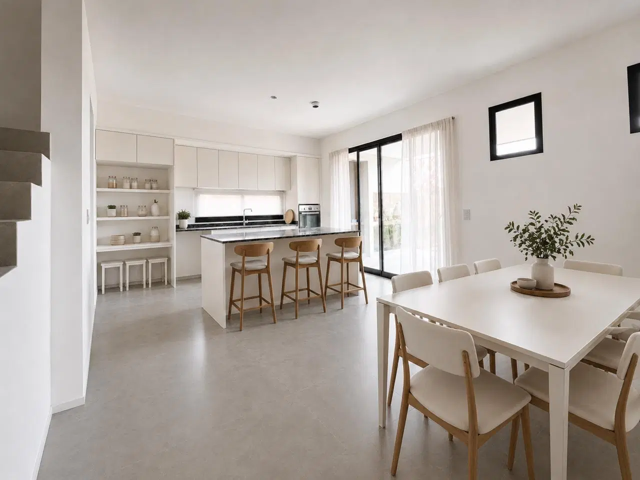 Casa en venta a estrenar en Santa Ana, suite en planta baja 3