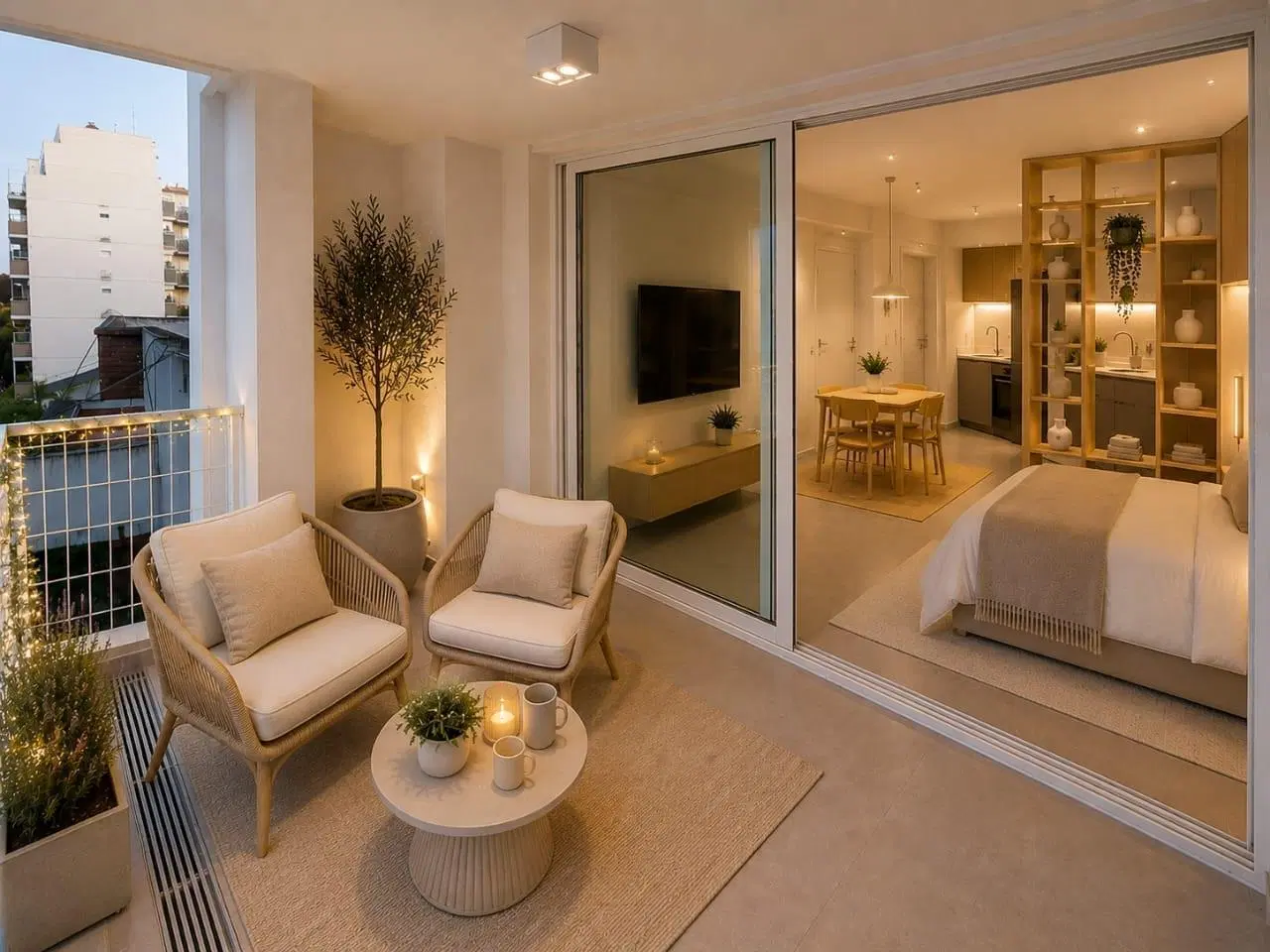 OPORTUNIDAD IMPECABLE MONOAMBIENTE CON GRAN BALCON 2