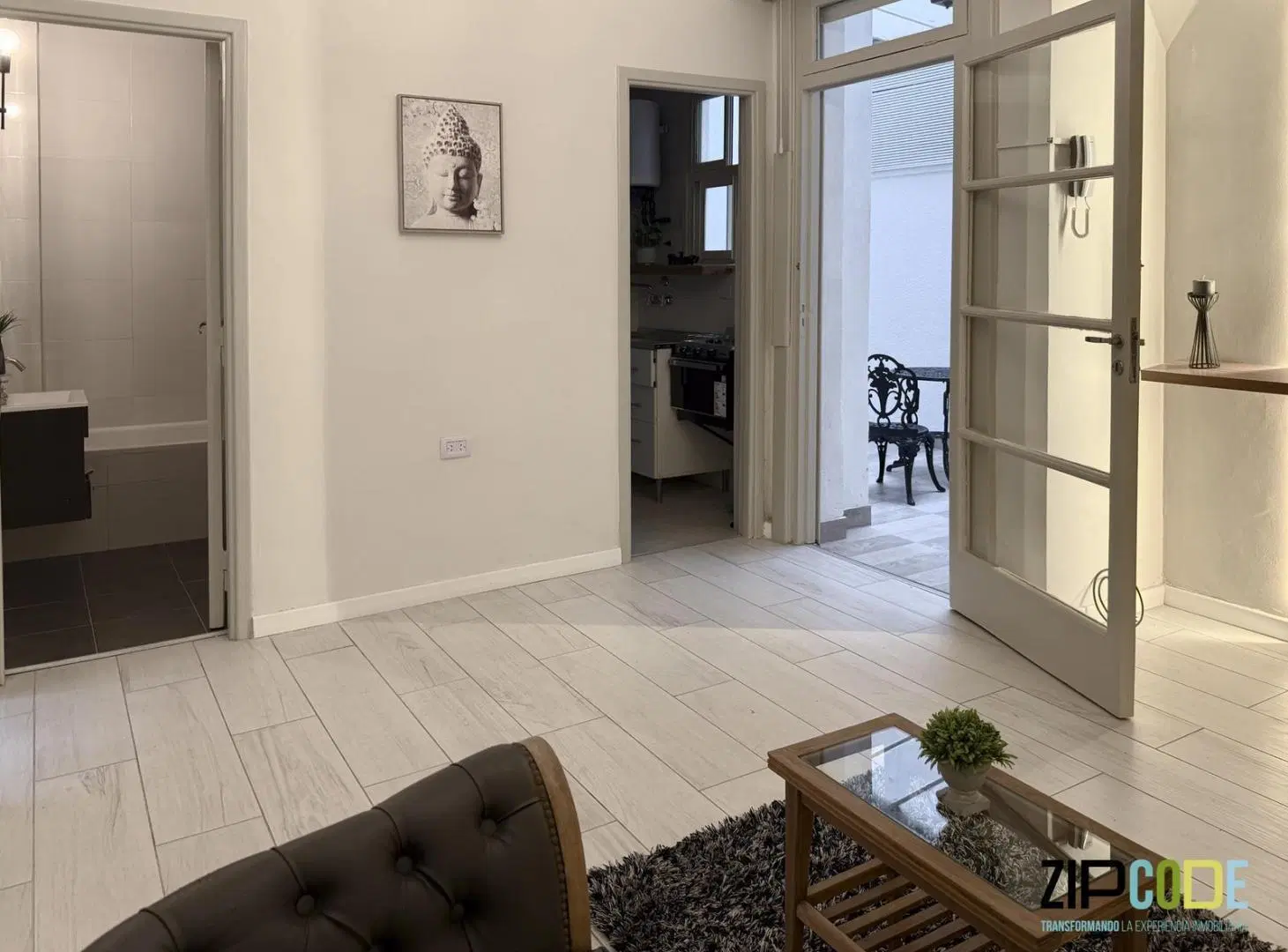 Alquiler Departamento de 2 ambientes con Patio en Palermo 8
