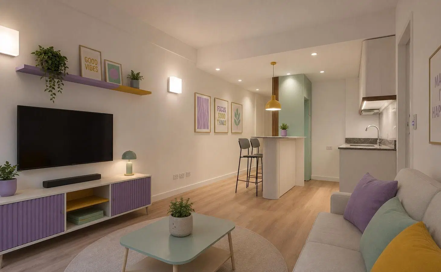 Departamento en Alquiler 2 ambientes Recoleta reciclado 2
