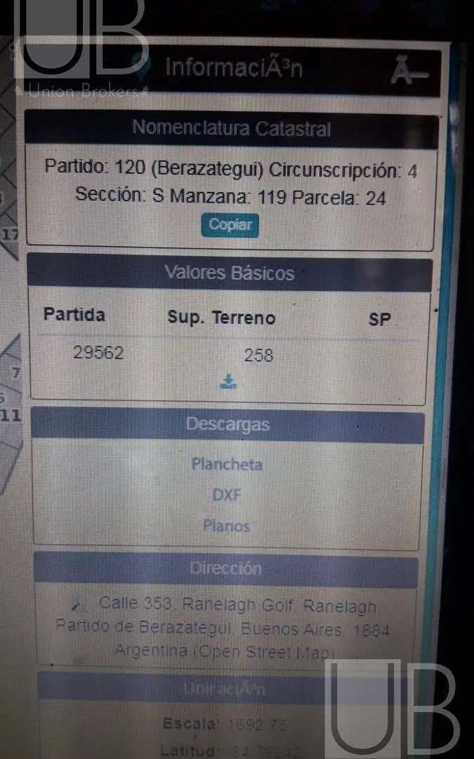 Venta de Terreno en Ranelagh 2
