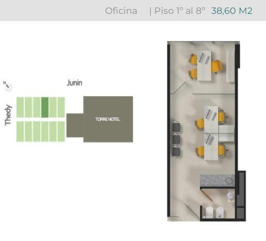 Venta Oficina Premium - Junin 100 (Alto Buro - Puerto Norte) 3