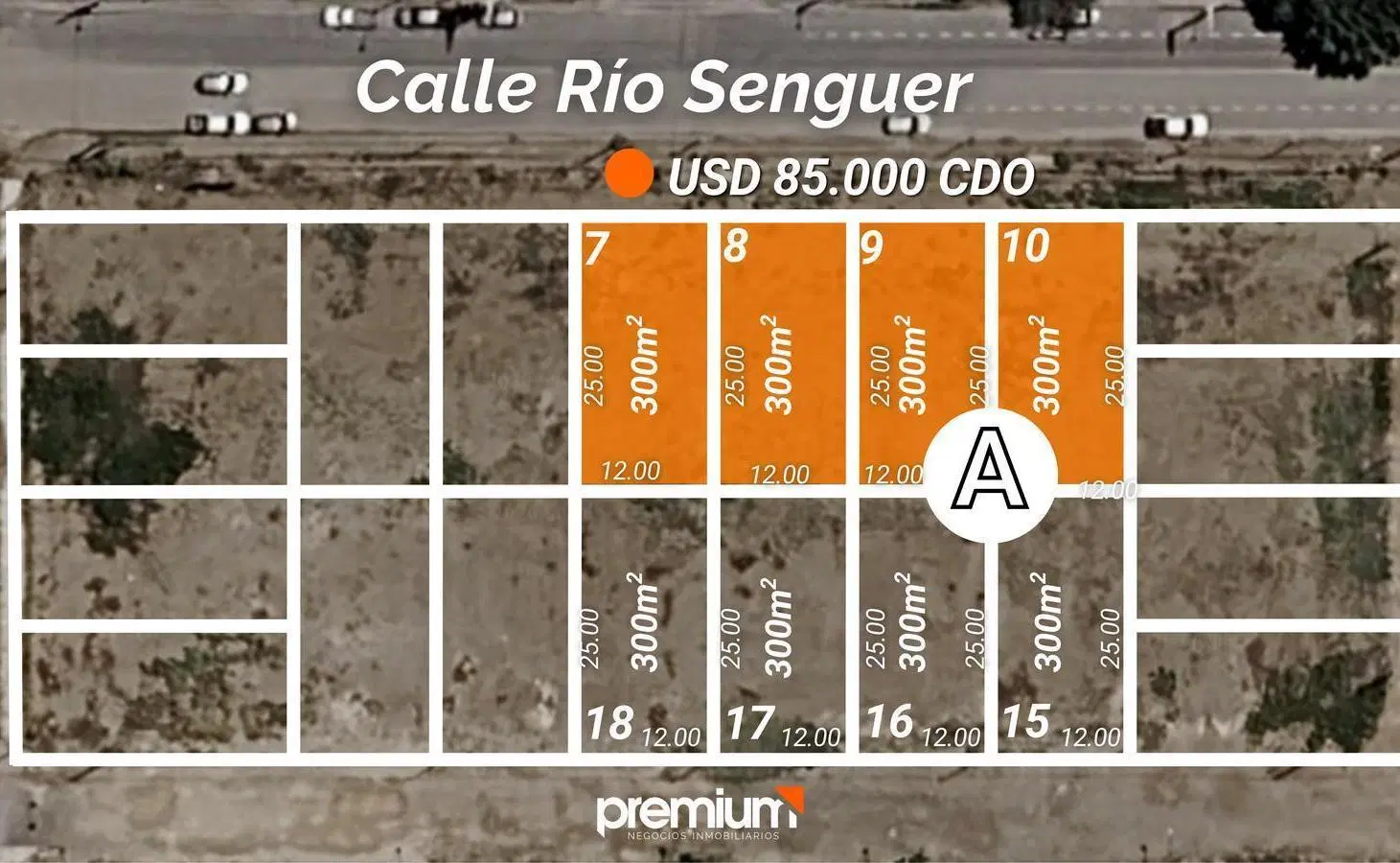 VENTA- Lotes de 300m² MZA A- RIO SENGUER- Brisas de Limay 3