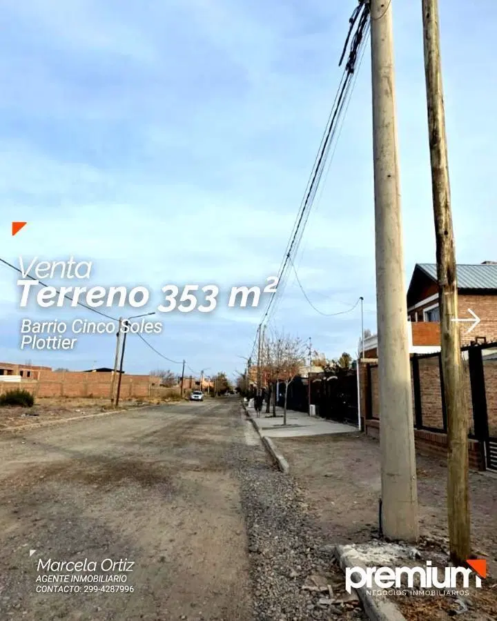 Venta Lote 353 m² - Barrio Cinco Soles – PLOTTIER 4