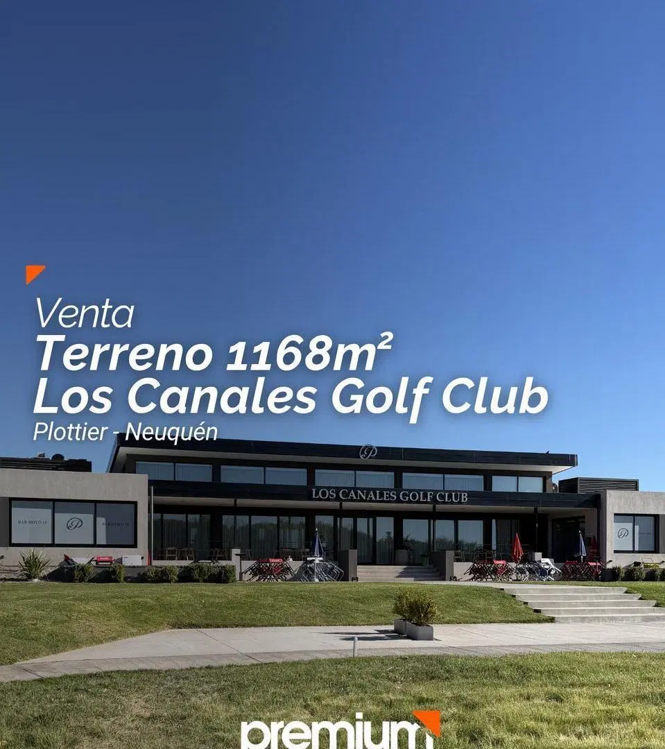 Venta - Terreno 1168 m2 - Los Canales de Plottier Golf Club 4