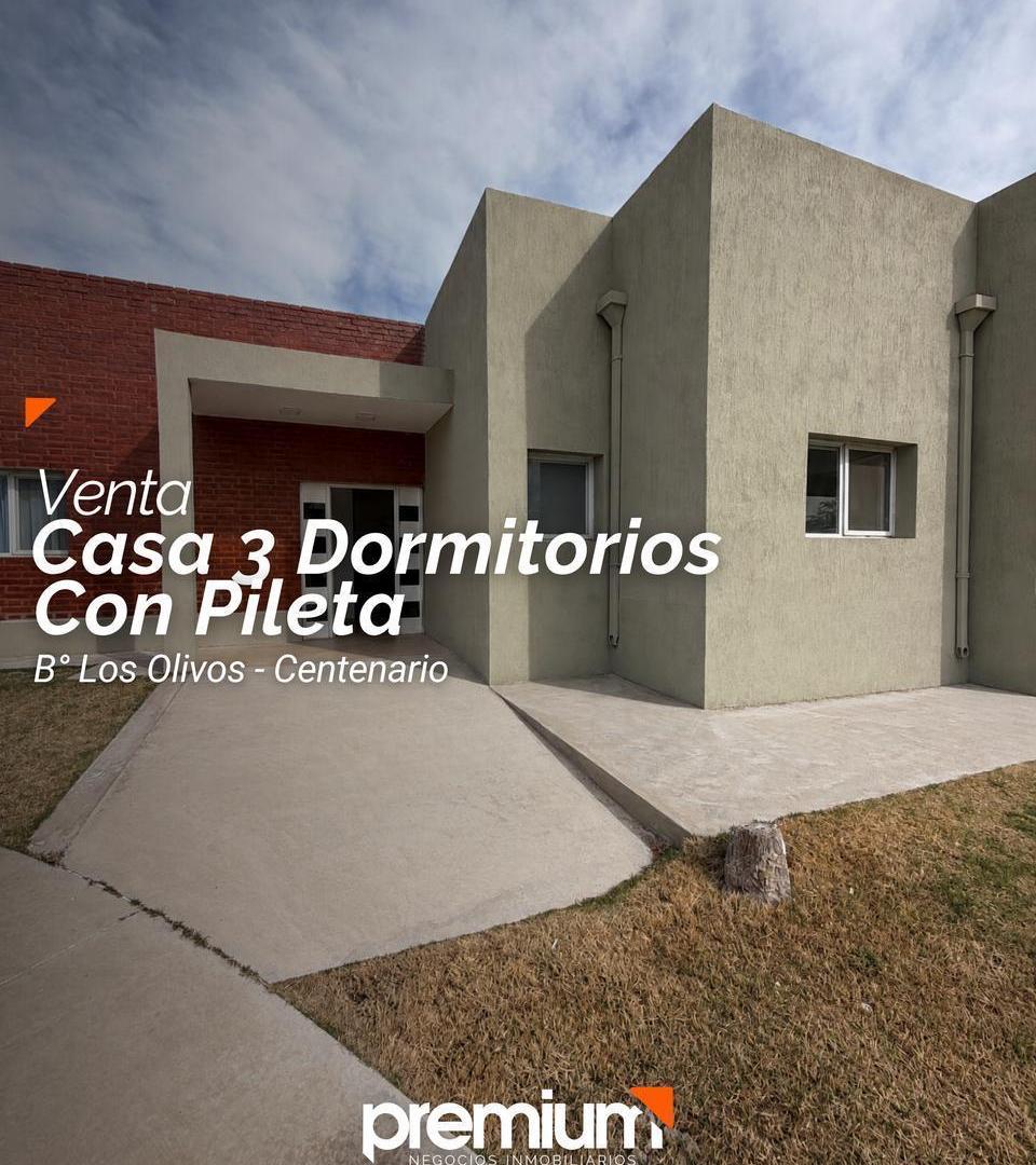 Foto de Venta - Casa 3 Dormitorios con Pileta - Barrio Los Olivos - Centenario, imagen 1