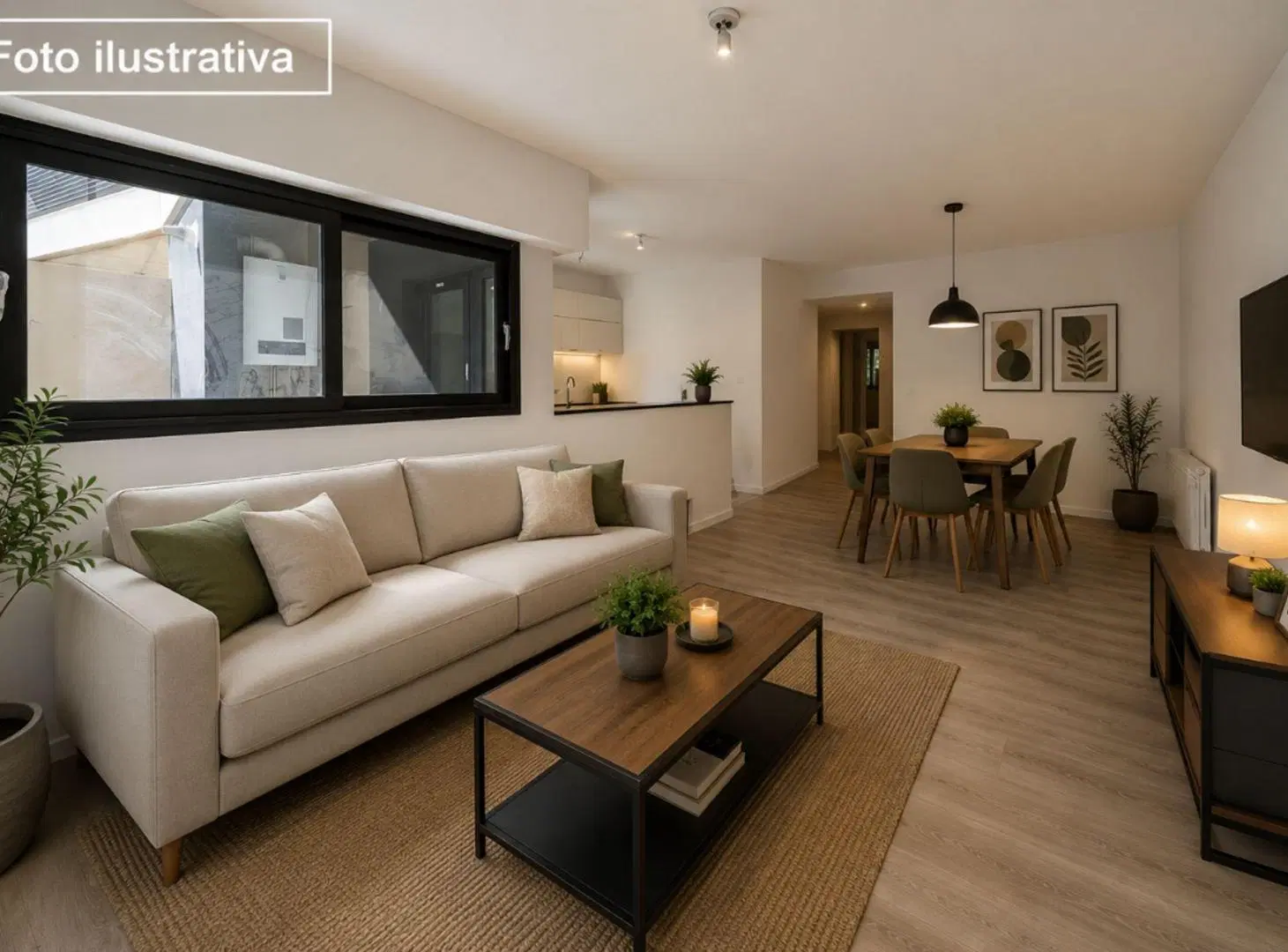 DEPARTAMENTO EN VENTA 2 DORMITORIOS Y COCHERA 4