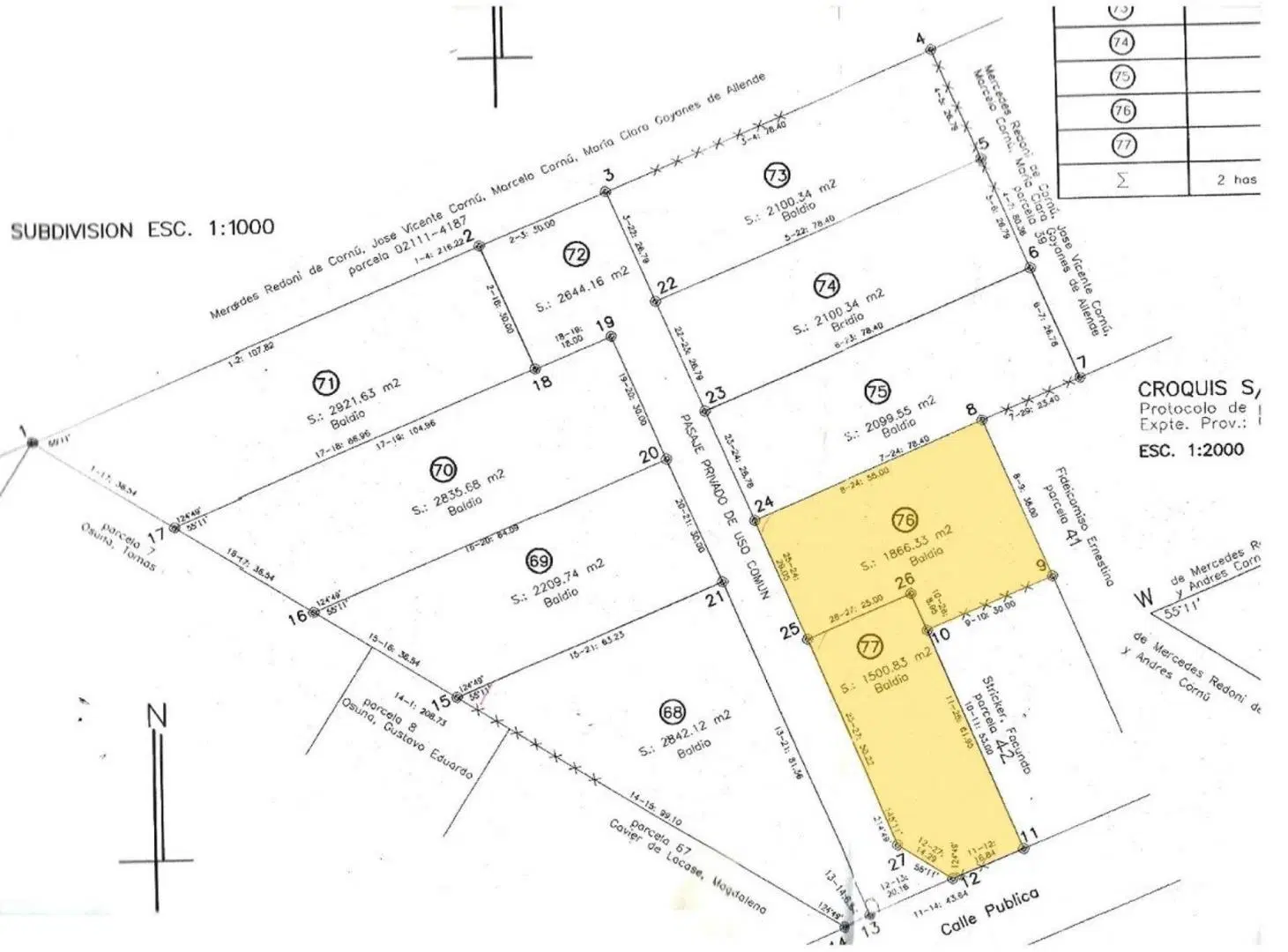 Plano 1