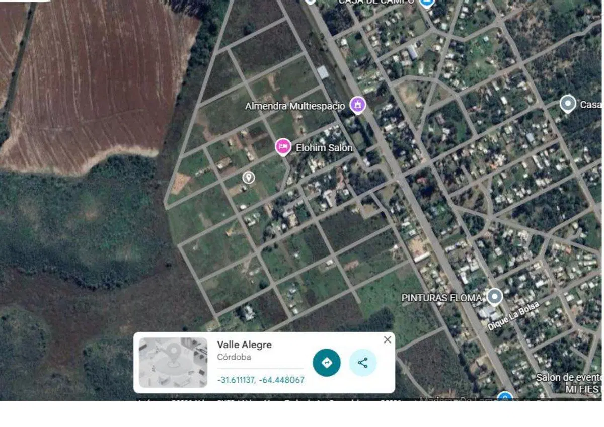 LOTE 400 / 800 M2 EN VENTA FALDA DEL CARMEN 5