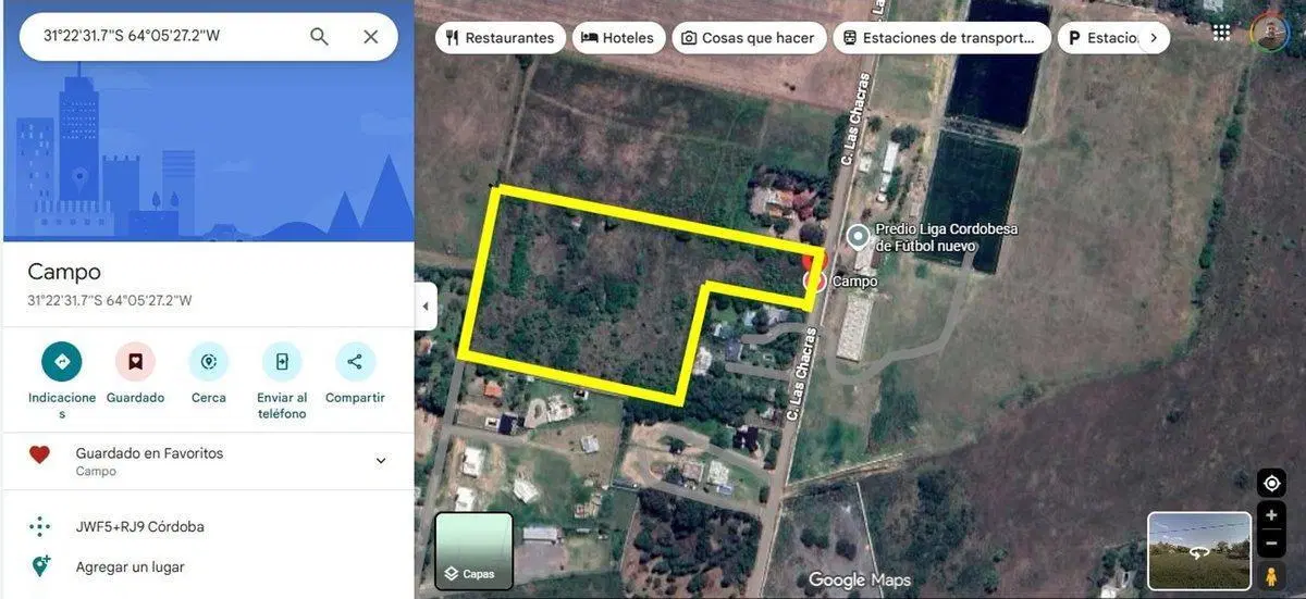 Venta terreno 3 Hectáreas ex camino a Monte Cristo 5