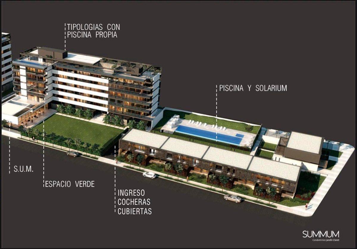 VENTA DEPTO 2 DORM CON COCHERA SUMMUM 2 EN POZO