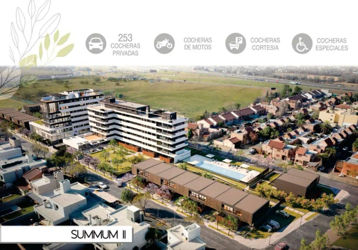 VENTA DEPTO 2 DORM CON COCHERA SUMMUM 2 EN POZO 2