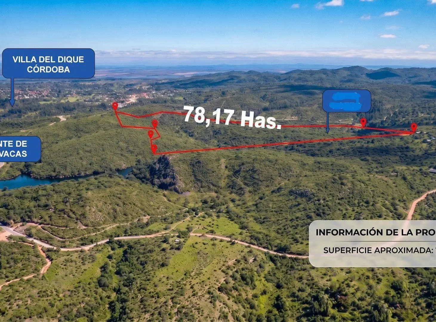 VENTA CAMPO 78 HECTAREAS VILLA DEL DIQUE 3