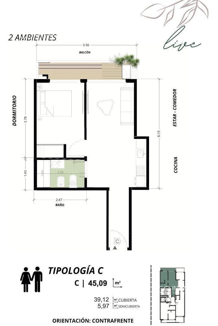 Foto de Departamento venta 2 ambientes Nuñez a estrenar c/ amenities, imagen 5