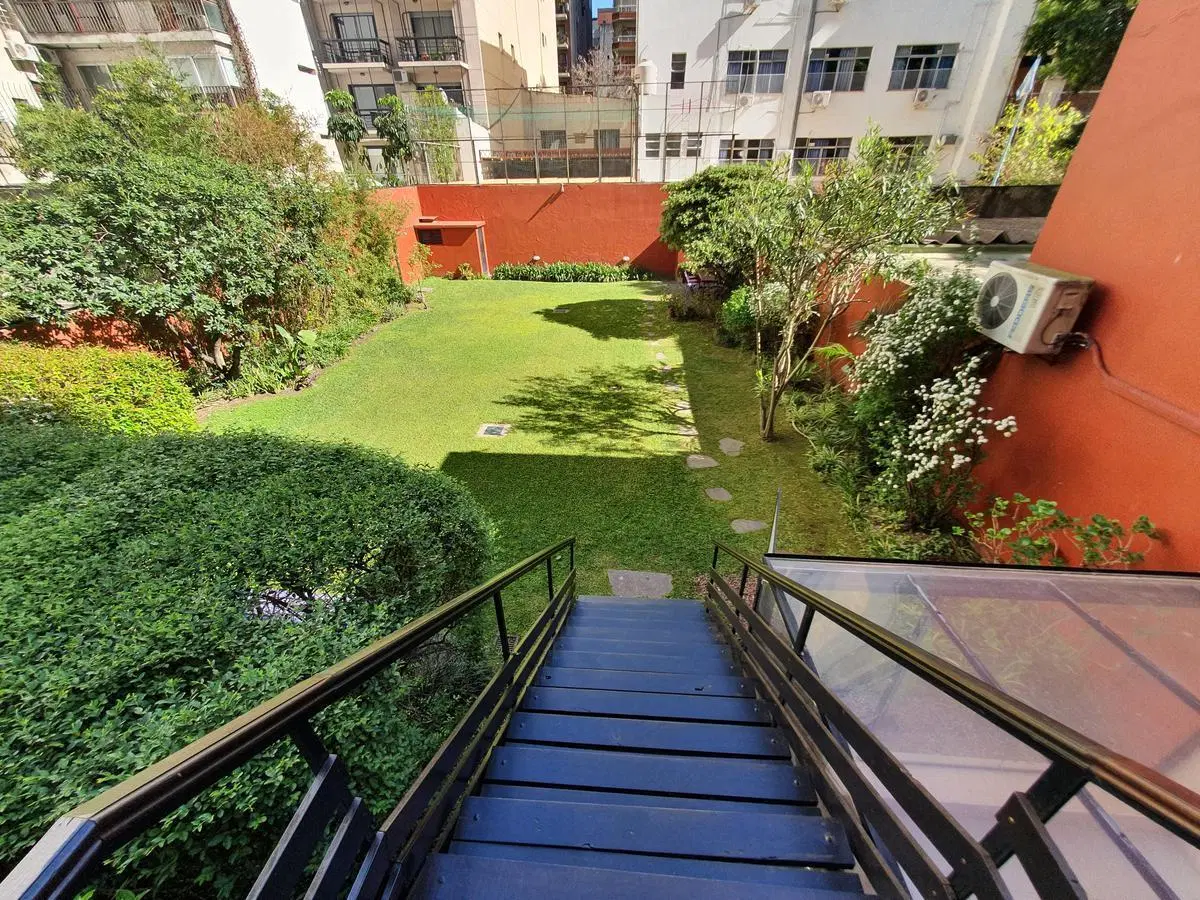 Venta departamento Palermo Chico con jardin 2
