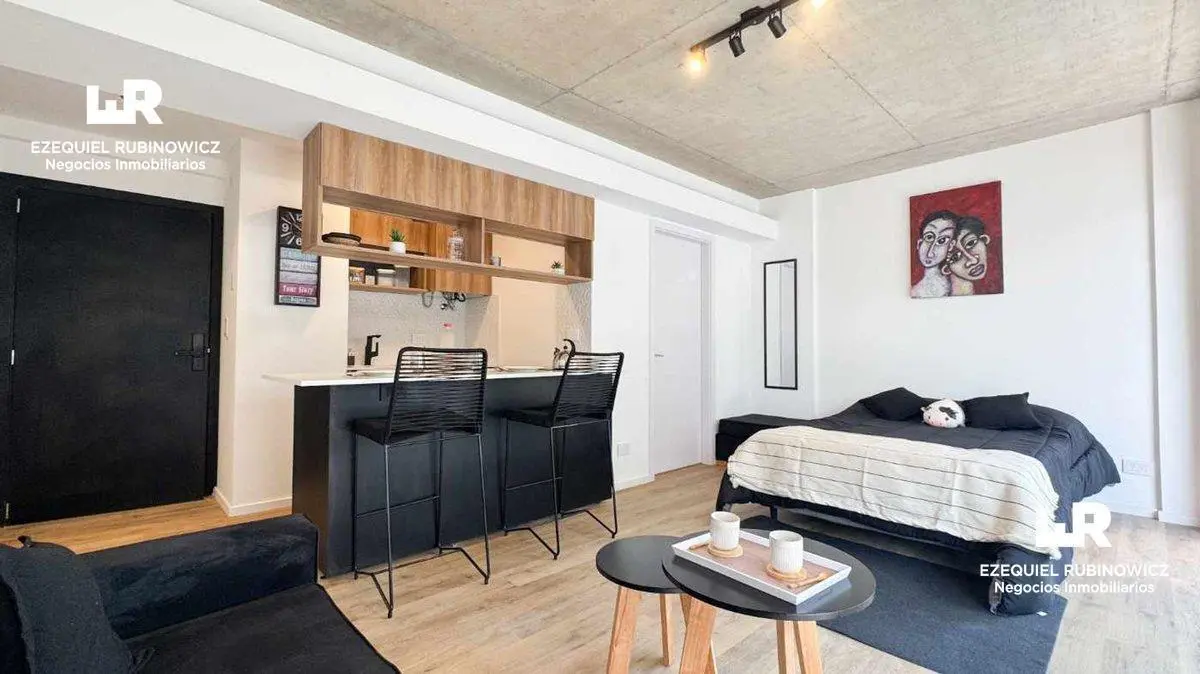 Venta Monoambiente a Estrenar con Balcón Terraza en Palermo 5