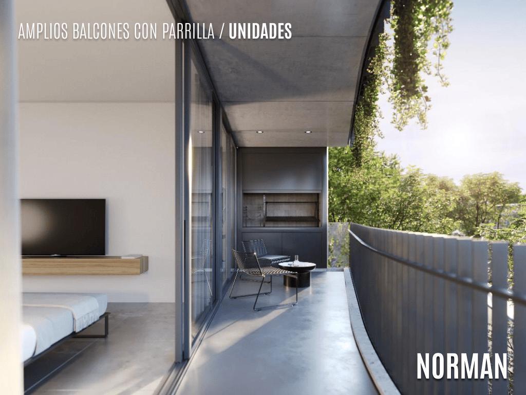 Foto de Venta 2 ambientes con escritorio, balcón con parrilla y amenities en, imagen 5