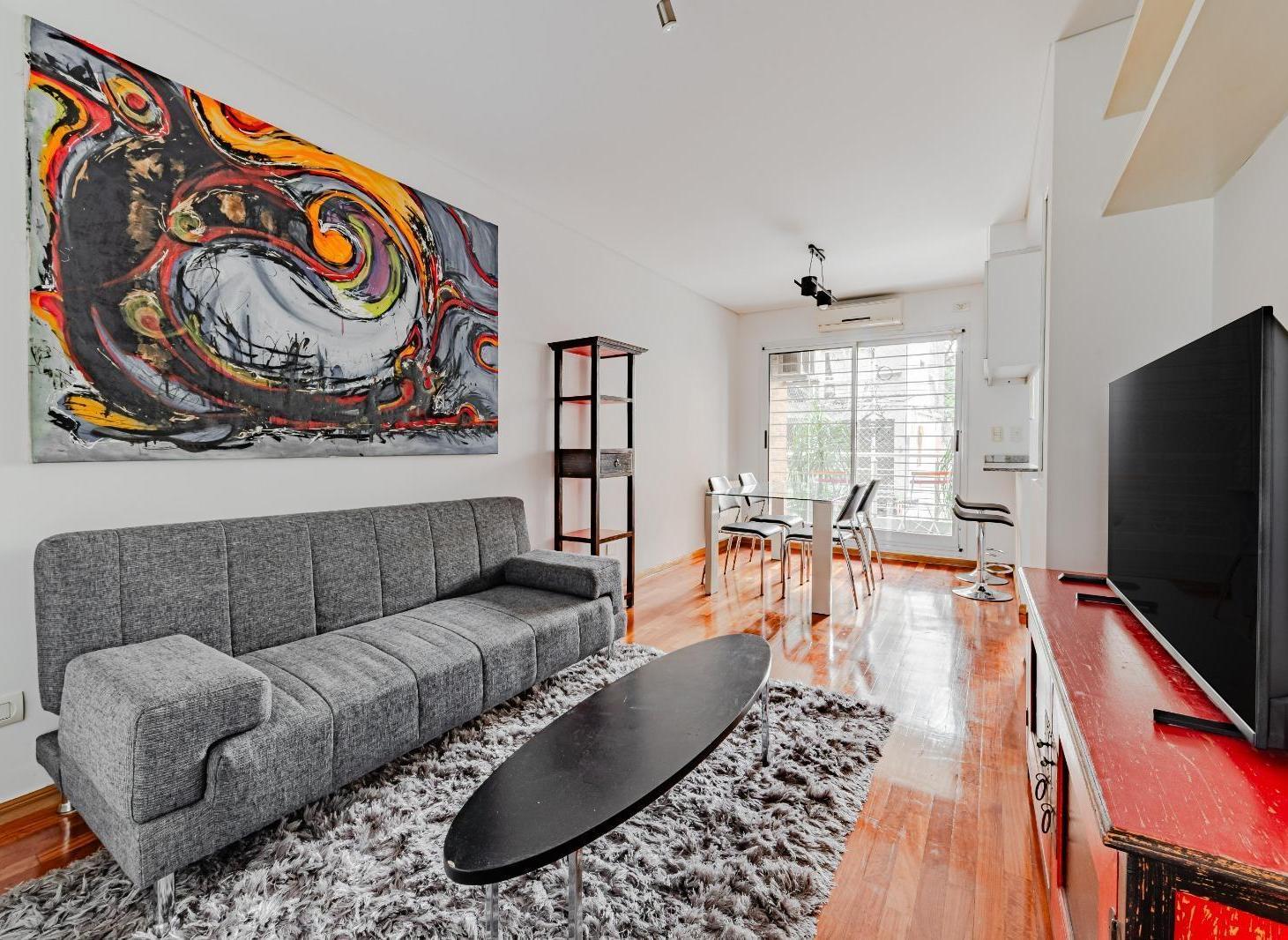 Foto de Venta | 2 ambientes con doble balcón, cochera y muebles incluidos, imagen 1