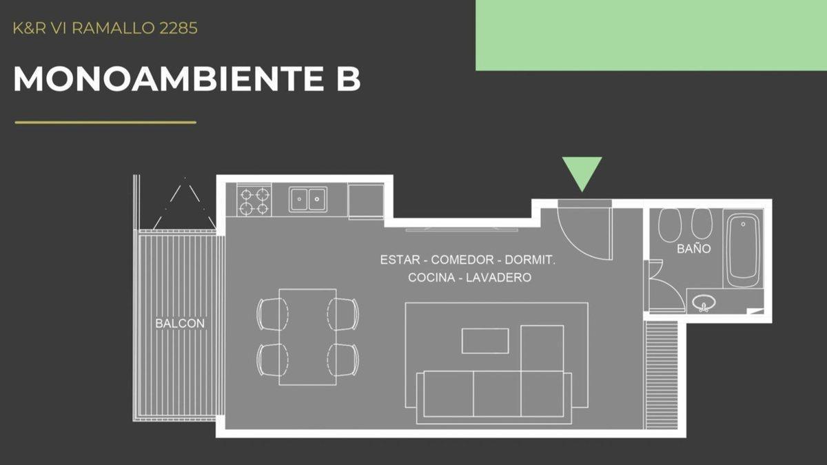 Foto de Venta Monoambiente con Balcón al Frente en Núñez, imagen 3